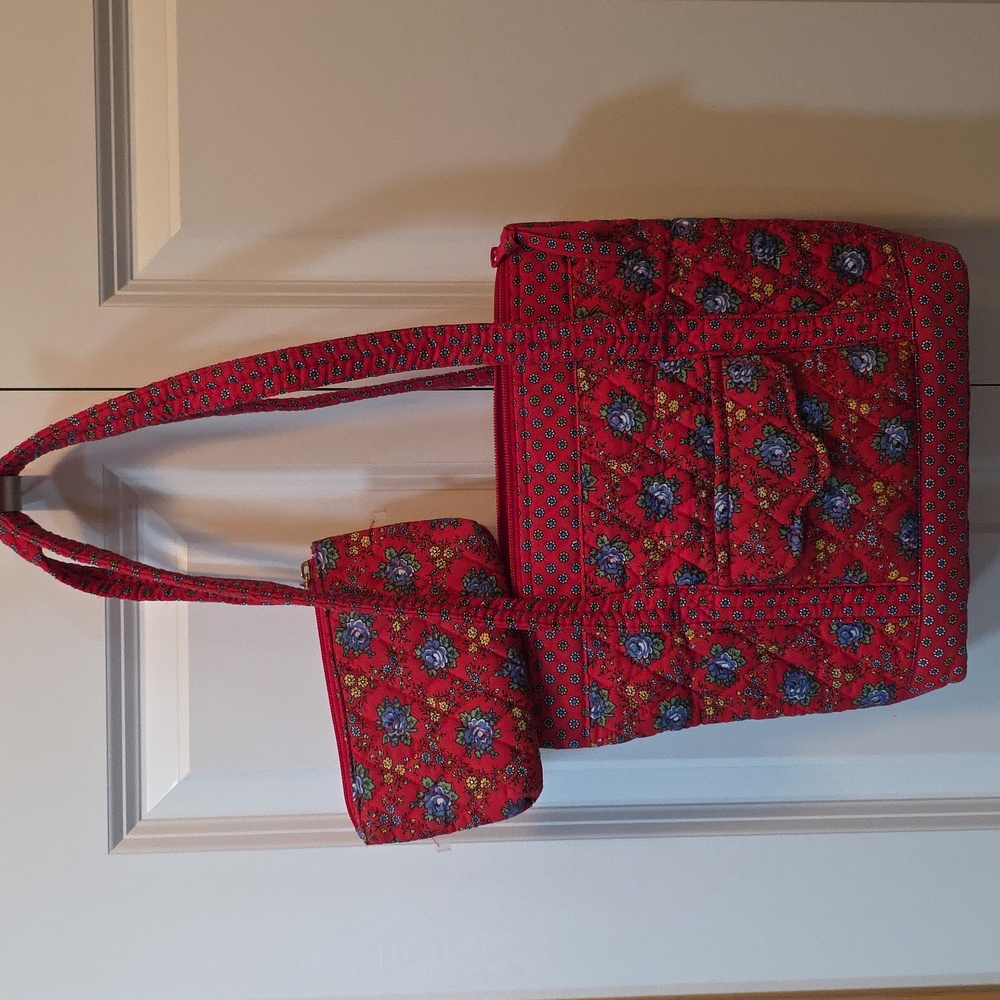 Crossroads Quilts Vintage Shoulder Bag with Coin Purse Limited Edition Rare Find